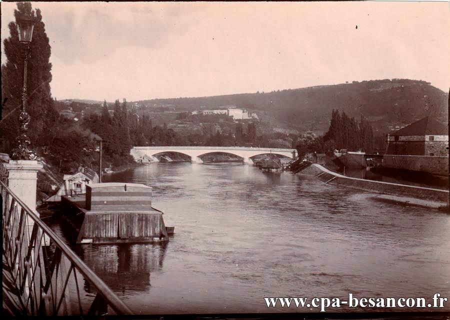 BESANÇON - Lavandière et pont St Pierre